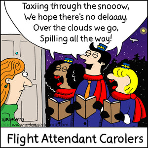 "Flight Attendant Carolers" 16043 Digital Download