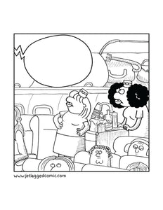"Flying Experience" Coloring Page
