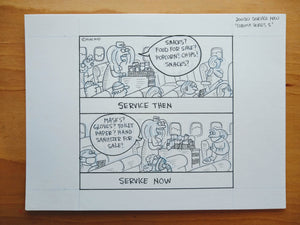 Original Art of "Service Now - Corona Series"