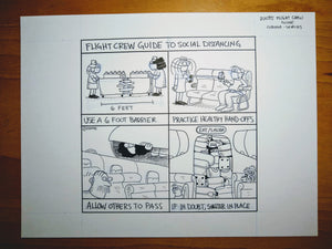 Original Art of "Flight Crew Guide" - Corona Series