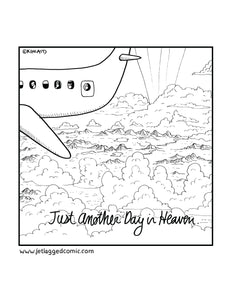 "Another Day" Coloring Page