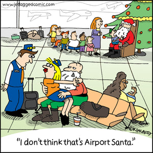 "Airport Santa" 14029 Digital Download